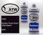 Preview: Jeep, Rocker Panel Paint (Flat Black), RPP: 400ml Sprühdose + 400ml Klarlack - Set, von ATW Autoteile West.